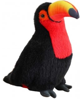 Lean Toys Plush Toucan Toy, 30 cm