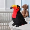 Lean Toys Pehmeä tukanilelu, 30 cm Lean Toys Pehmeä tukanilelu, 30 cm