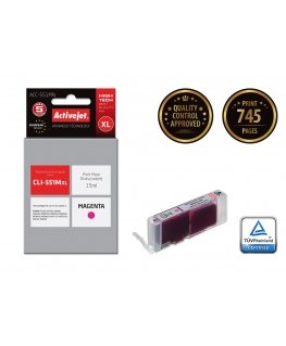 Activejet ACC-551MN tindikassett 1 tk Kokkusobiv High (XL) Yield Magenta