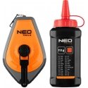 Neo Tools Kreidos linija 3:1, plastikinis dėklas + raudona kreida Neo Tools Kreidos linija 3:1, plastikinis dėklas + raudona kreida