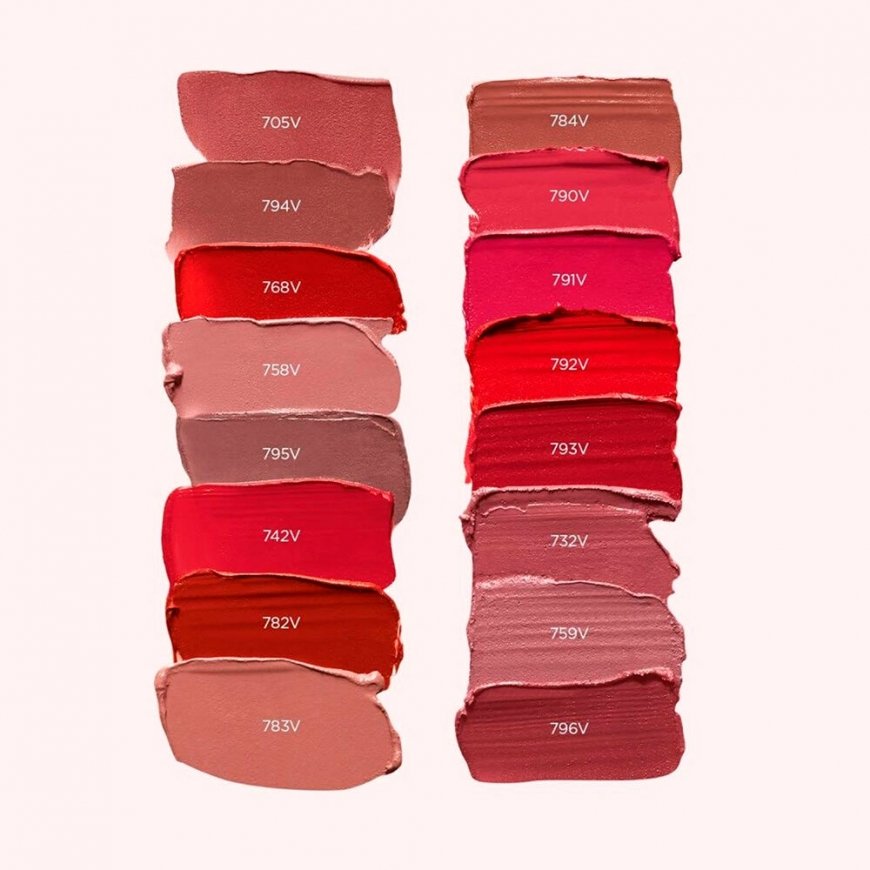 Clarins Joli Rouge Velvet 793 Sarkanā