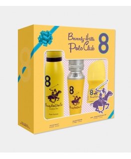 Набор Beverly Hills Polo Club: 1982 - Sport 8, Eau De Parfum, для женщин, 50 мл + 1982 - Sport 8, Freshness, освежающий спрей дл