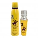 Set Beverly Hills Polo Club: 1982 - Sport 8, Eau De Parfum, naistele, 50 ml + 1982 - Sport 8, värskus, kehapihusti, 150 ml + Nr.