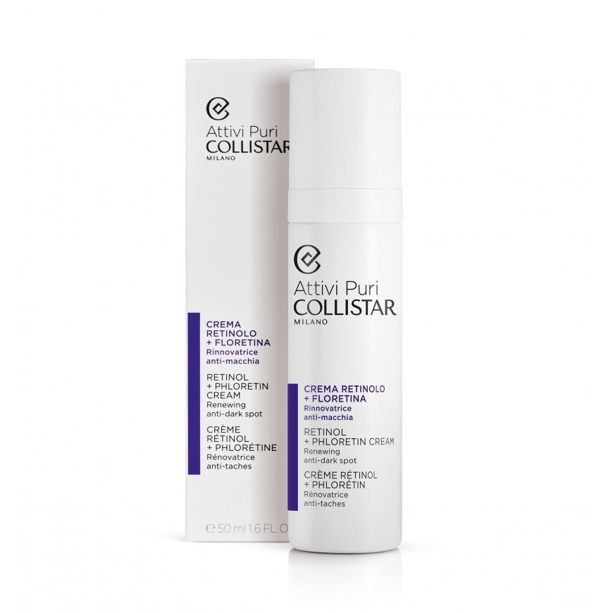 Collistar Attivi Puri Crema Retinolo + Floretina Öökreem Nägu, Kael 50 ml – 2