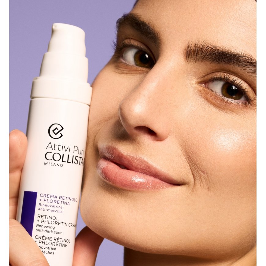 Collistar Attivi Puri Crema Retinolo + Floretina Öökreem Nägu, Kael 50 ml – 3
