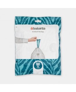 Brabantia 137846 prügikott 45 l Valge 40 tk