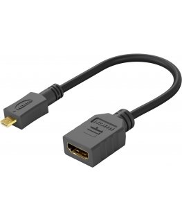 Wentronic 58683 HDMI cable 0.15 m HDMI Type D (Micro) HDMI Type A (Standard) Black
