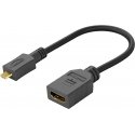 Wentronic 58683 HDMI kabelis 0,15 m HDMI Type D (Micro) HDMI Type A (Standard) Melns Wentronic 58683 HDMI kabelis 0,15 m HDMI Type D (Micro) HDMI Type A (Standard) Melns