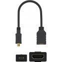 Wentronic 58683 HDMI kabelis 0,15 m HDMI Type D (Micro) HDMI Type A (Standard) Melns Wentronic 58683 HDMI kabelis 0,15 m HDMI Type D (Micro) HDMI Type A (Standard) Melns