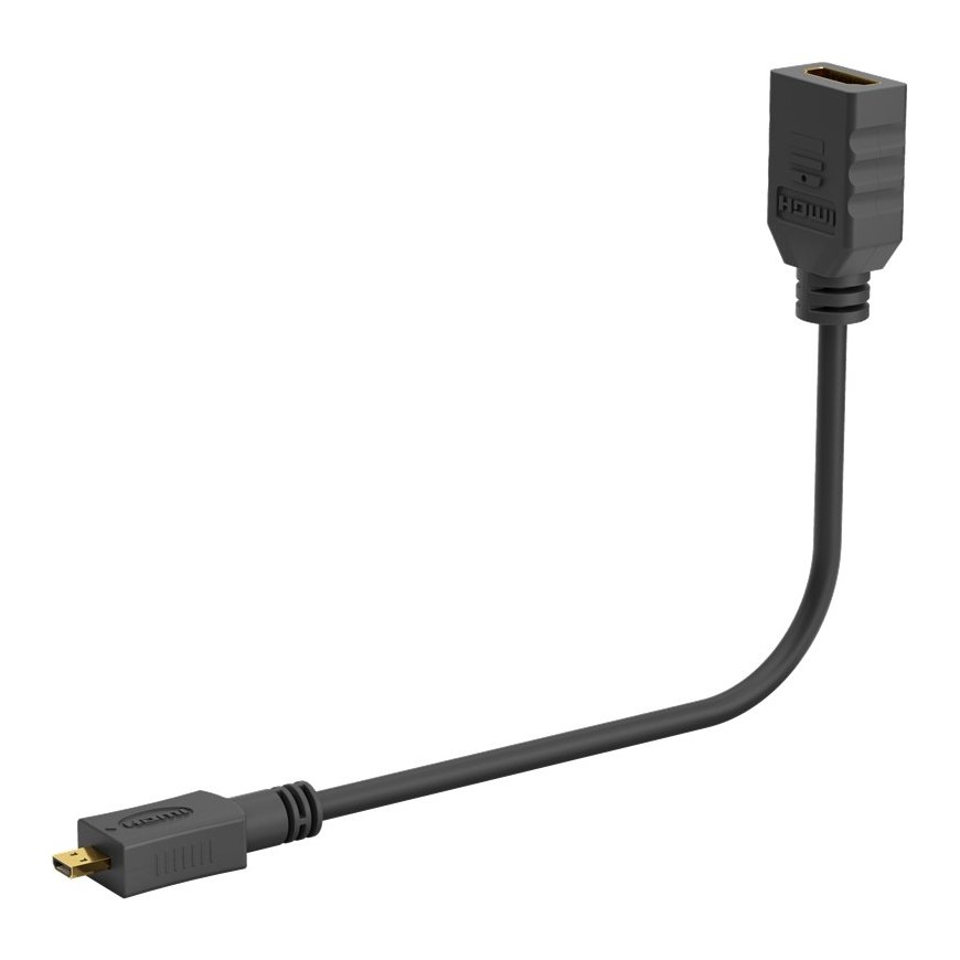 Wentronic 58683 HDMI kabelis 0,15 m HDMI Type D (Micro) HDMI Type A (Standard) Melns – 3