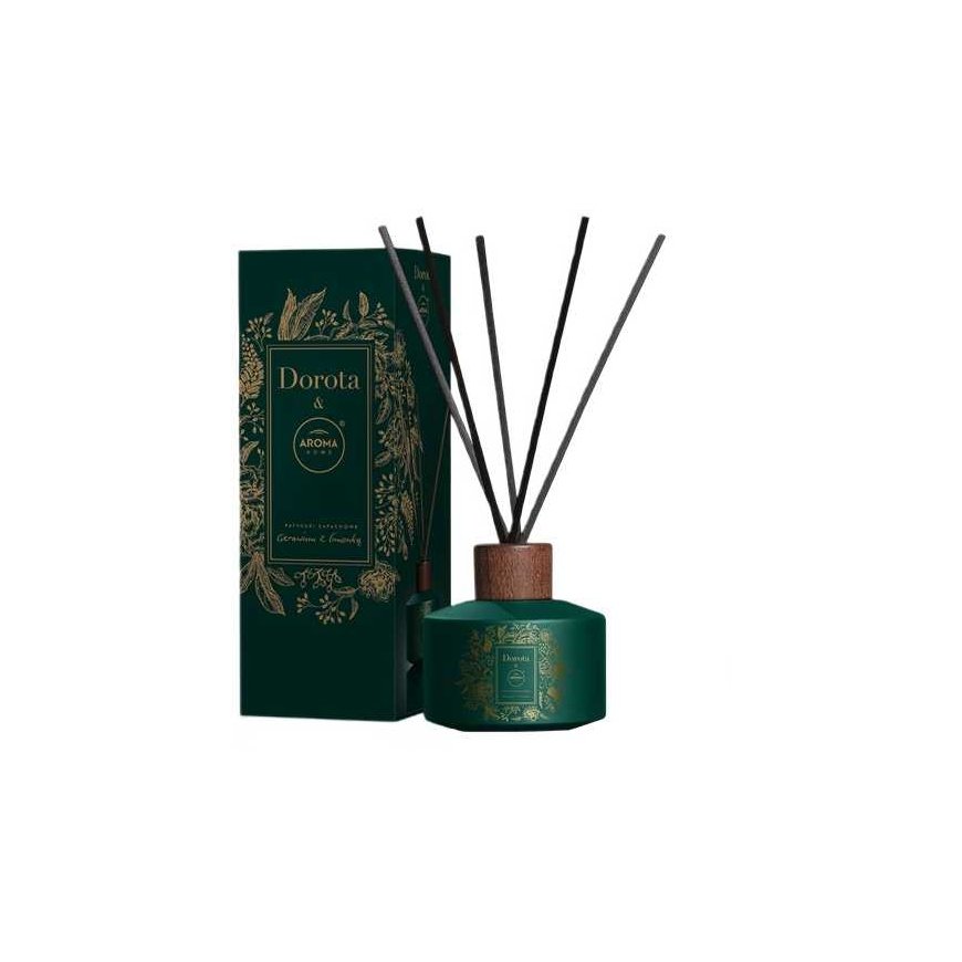 Drėkintuvas Dorota & Aroma Home Pelargonijų ir laimų kvapiosios lazdelės 100 ml