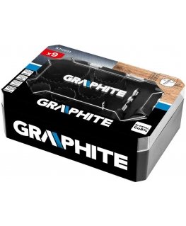 Graphite Two metal hole saws Co8% (19, 25, 30, 35, 40, 68 mm), set of 9 pcs.