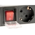 Gembird EG-PDU-014 блок распределения питания 8 розетка(и) 1U Черный Gembird EG-PDU-014 блок распределения питания 8 розетка(и) 1U Черный