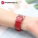„Apple Watch“ rihm Forcell F-Design FA20 aukudega kunstnahast 38/40/41 mm, punane „Apple Watch“ rihm Forcell F-Design FA20 aukudega kunstnahast 38/40/41 mm, punane