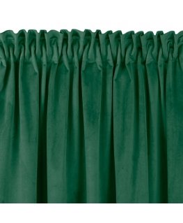 VILA kardin, pudelroheline, klassikaline, draakonikujuline, läbipaistev, 10 cm, pomponidega, 3 cm, samet, 400x225, HOMEDE