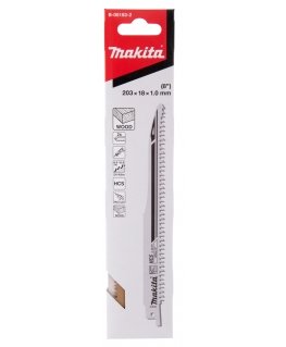 Makita B-05153-2 SUPER EXPRESS Tiesinio pjūklo zāģa asmeņi HCS 203x1,0mm 6-10Tpi, 2gab., Koksnei