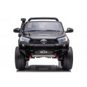 Lean Cars Vaikiškas elektromobilis Toyota Hilux, juodas lakuotas