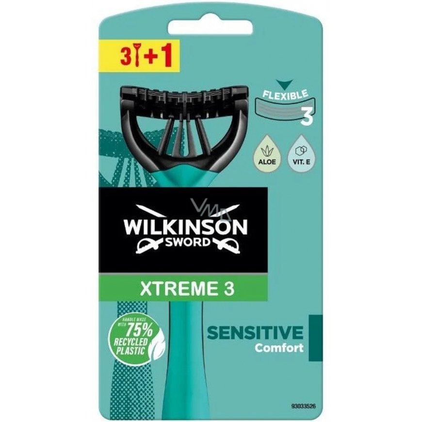 Wilkinson Sword Xtreme3 ​​Sensitive (4 gab)