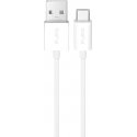 Puro TPE 10W USB-A - USB-C kabelis 3m - balts Puro TPE 10W USB-A - USB-C kabelis 3m - balts