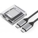 Orico TC20-M2-10G M.2 NVME USB-C 3.2 Диск Кадди - Прозрачный Orico TC20-M2-10G M.2 NVME USB-C 3.2 Диск Кадди - Прозрачный