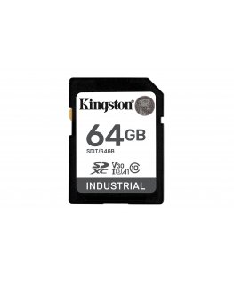 Kingston Technology Industrial 64 GB SDHC UHS-I Luokka 10