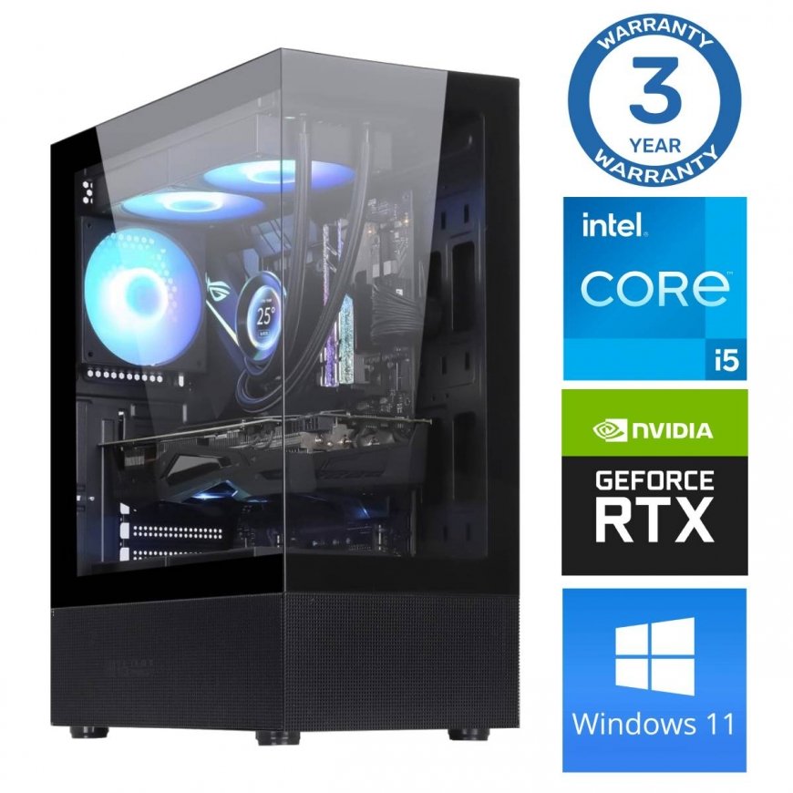 INTOP i5-14400F 16GB DDR5 500SSD M.2 NVME+2TB RTX5060 8GB WIN11