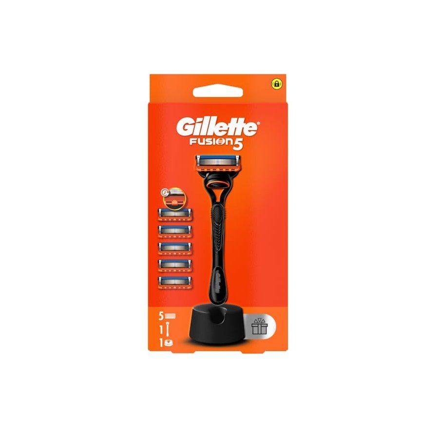 Gillette Fusion - Skūšanās nazis + 5 asmeņi.