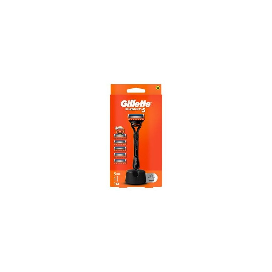 Gillette Fusion - Skūšanās nazis + 5 asmeņi. – 2