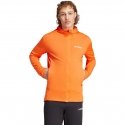 Trekking jacket adidas TERREX Xperior Light Fleece Hooded Jacket - semi impact orange Trekking jacket adidas TERREX Xperior Light Fleece Hooded Jacket - semi impact orange