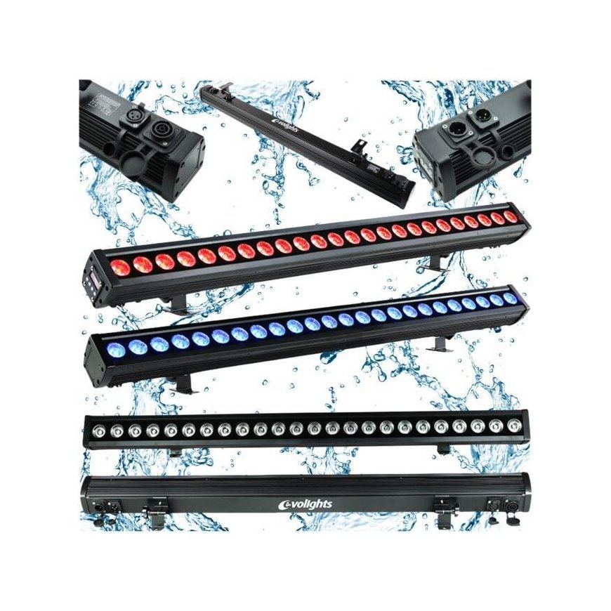 Valgusti baar EVOLIGHTS GLAZE BAR 24x4W RGBW IP65 – 2