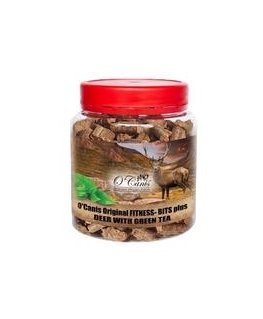 O'CANIS Koulutusherkut Peura vihreällä teellä - koiran herkku - 400g