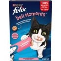 PURINA Felix Deli Moments Lõhe - kasside maiused - 4x10g PURINA Felix Deli Moments Lõhe - kasside maiused - 4x10g