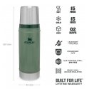 Stanley 10-01228-072 vacuum flask 0.47 L Green