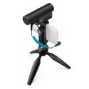 Sennheiser MKE 400 mobilus rinkinys - kondensatorinis, superkardioidinis mikrofonas su žemo dažnio filtru ir Manfrotto trikojų Sennheiser MKE 400 mobilus rinkinys - kondensatorinis, superkardioidinis mikrofonas su žemo dažnio filtru ir Manfrotto trikojų