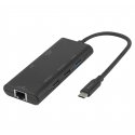 Deltaco USBC-HDMI31 jaotur USB tüüp-C 5000 Mbit/s Must Deltaco USBC-HDMI31 jaotur USB tüüp-C 5000 Mbit/s Must