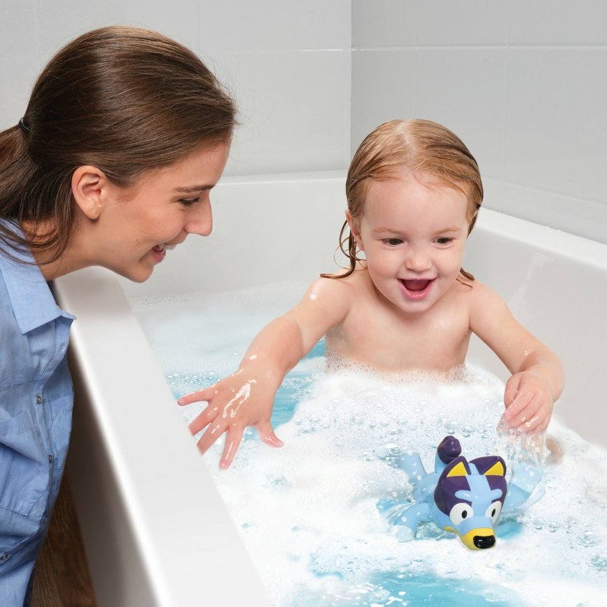 Tomy E73548 kylpylelu, lelu & tarra Kylpyeläin Monivärinen – 4