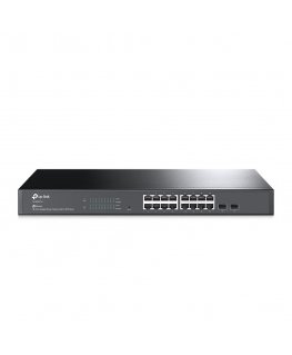 TP-Link JetStream TL-SG2218 verkkokytkin Hallittu L2/L2+ Gigabit Ethernet (10/100/1000) 1U musta