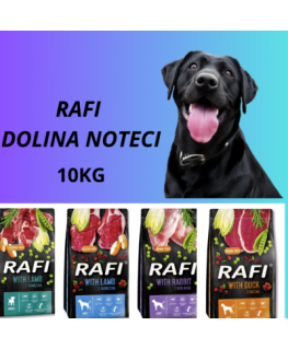 DOLINA NOTECI Rafi su triušiu - sausas šunų maistas - 10kg