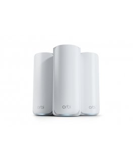 NETGEAR Orbi 770 Trijų dažnio juostų (2,4 GHz / 5 GHz / 6 GHz) Wi-Fi 7 (802.11be) Balta 7 Vidinis