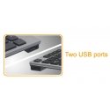 A4Tech KV-300H klaviatūra Universalus USB Pilka A4Tech KV-300H klaviatūra Universalus USB Pilka
