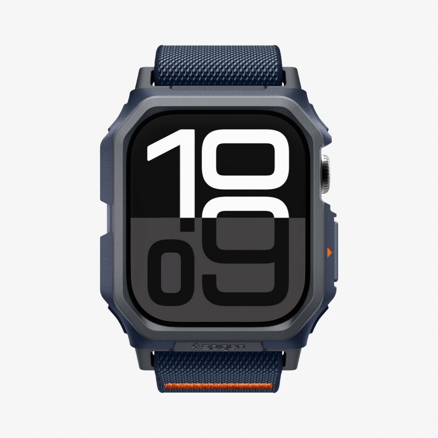 Spigen Lite Fit Pro Kotelo + hihna Laivasto Polyesteri, Termoplastinen polyuretaani (TPU)