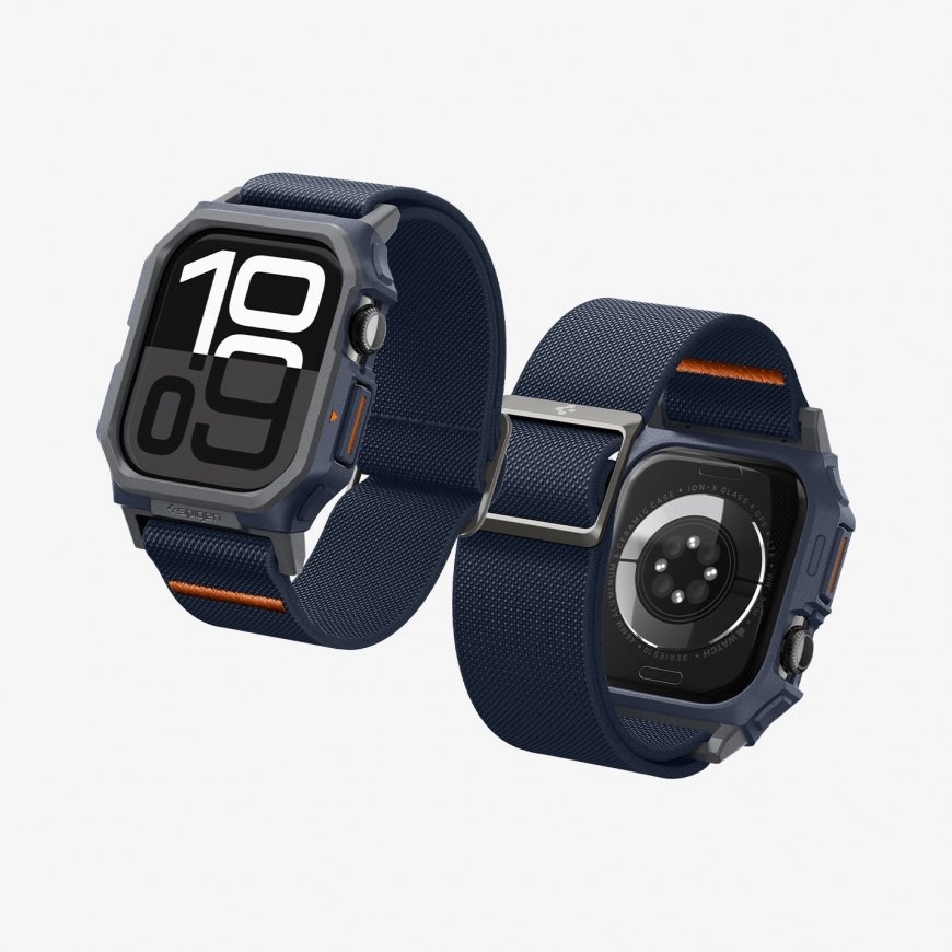 Spigen Lite Fit Pro Korpusas + dirželis Navy Poliesteris, Termoplastinis poliuretanas (TPU) – 2
