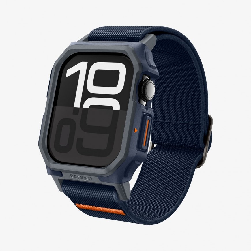 Spigen Lite Fit Pro Case + Band Темно-синий Полиэстер, Термопластичный полиуретан (ТПУ) – 3