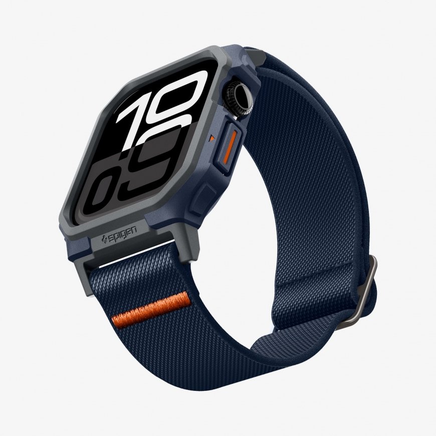 Spigen Lite Fit Pro Kotelo + hihna Laivasto Polyesteri, Termoplastinen polyuretaani (TPU) – 4