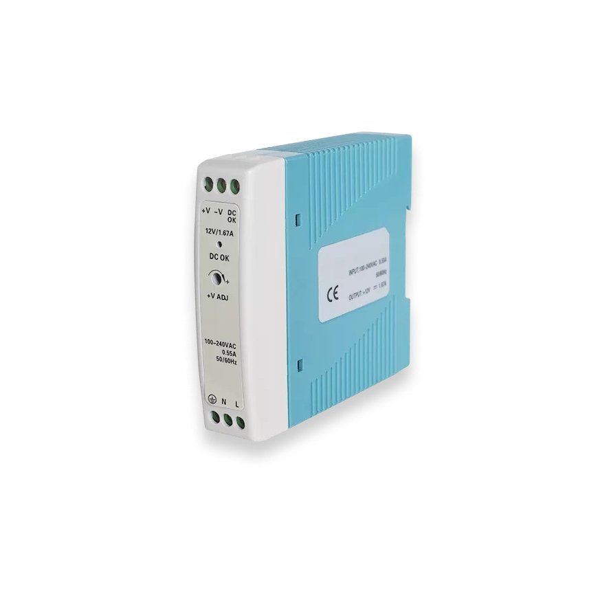 Teltonika PR3PDNP0 адаптер питания / инвертор Для помещений 20 W Синий, Белый