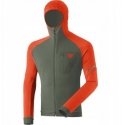 Dynafit Radical Polartec Hooded Jacket in dawn orange