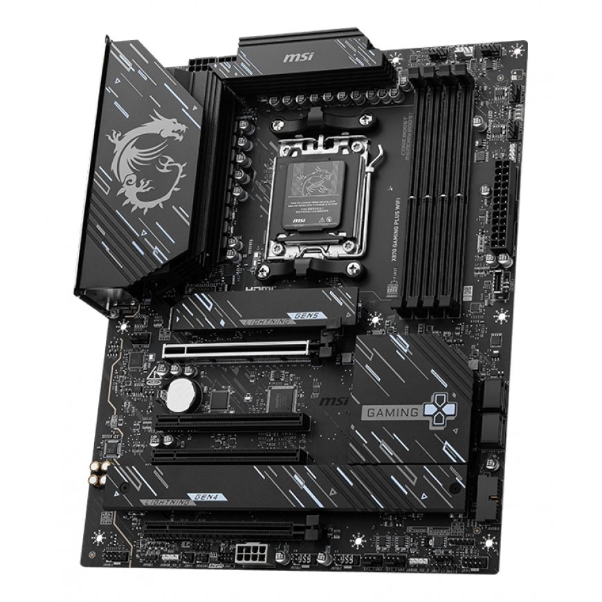 MSI X870 GAMING PLUS WIFI motherboard AMD X870 Socket AM5 ATX – 3