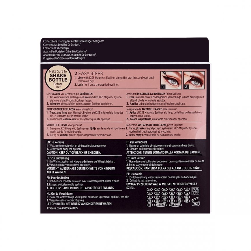 KiSS Magnetic Eyleliner rajaussivellin 4 g Nestemäinen 01 Strip Lash – 3