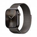 Apple Watch Series 10 GPS + Cellular 46mm Slate titāna korpuss ar Slate Milanese cilpu - S/M
