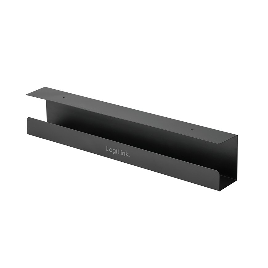 LogiLink KAB0070 cable organizer Desk Cable tray Black 1 pc(s)